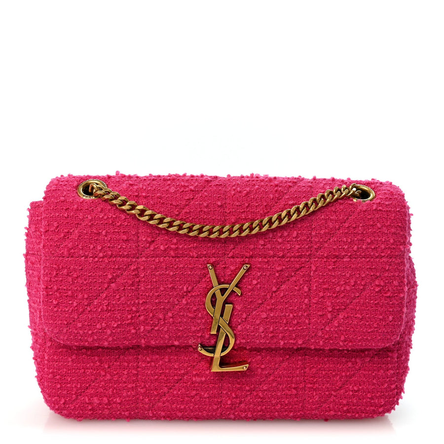 Saint Laurent Boucle Tweed Patchwork