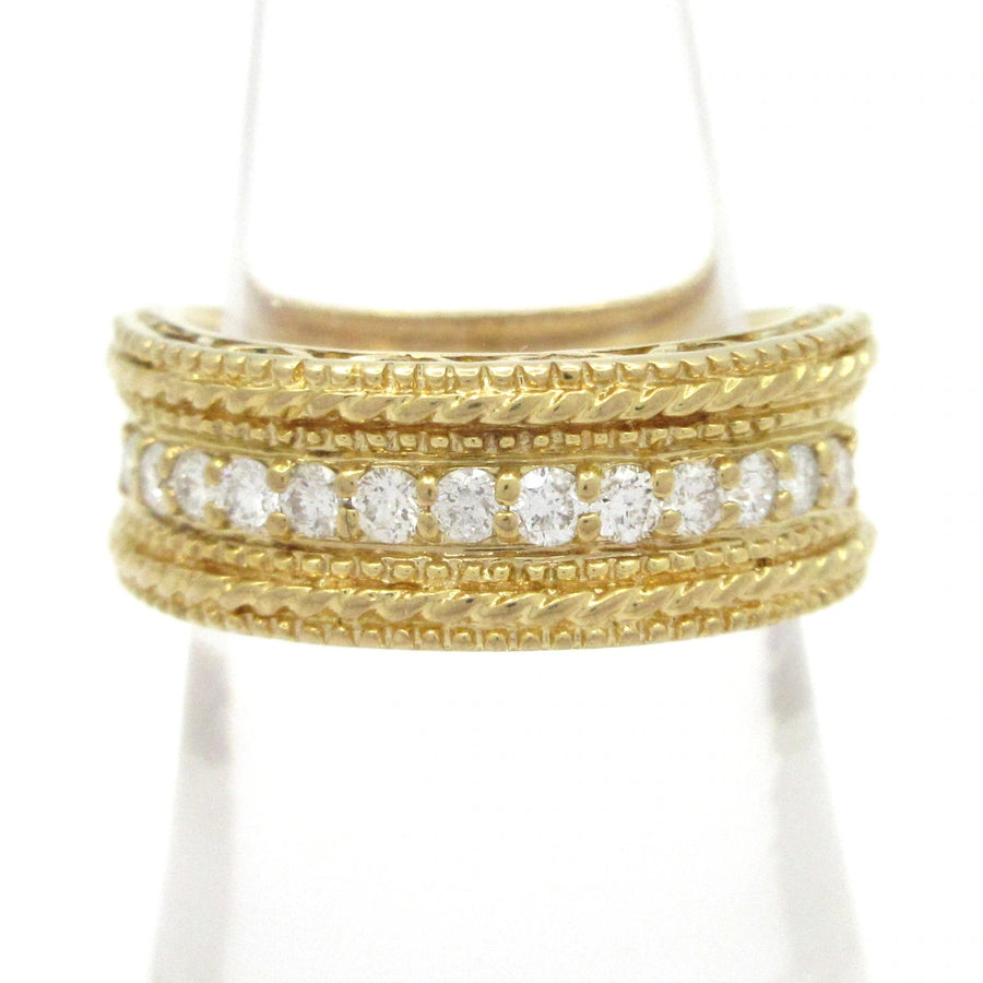Samistar-D 18K Yellow Gold Diamond Ring