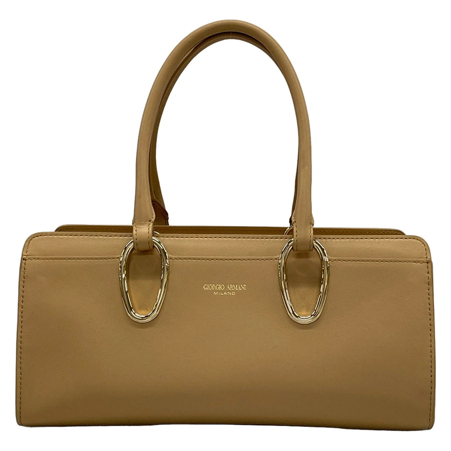 Giorgioarmani Bow Red Bag Light Brown