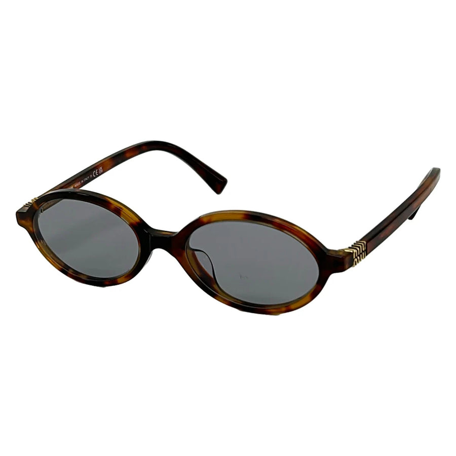Miumiu Smu04Z-F Gray Dark Brown Plastic