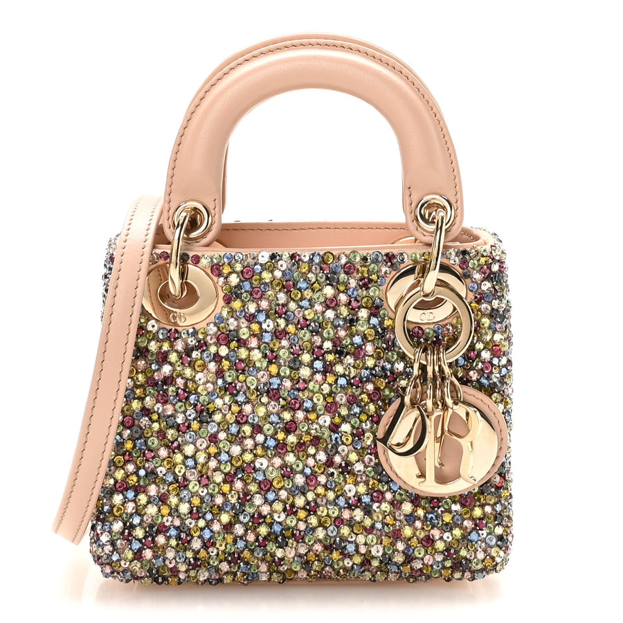 Christian Dior Satin Crystal Beaded