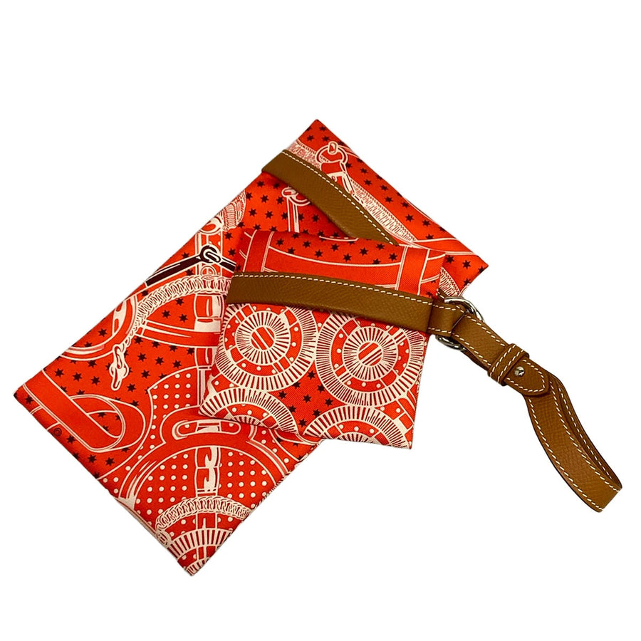 Hermes Avec Soi Pocket Orangefield Gold