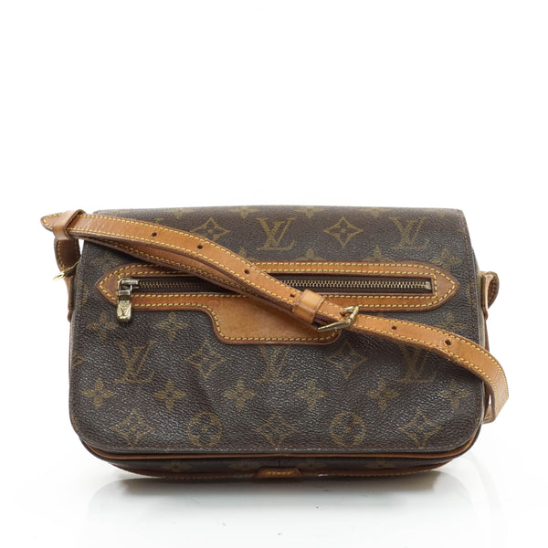 Saint-germain vintage vinyl bag Louis Vuitton Brown in Vinyl