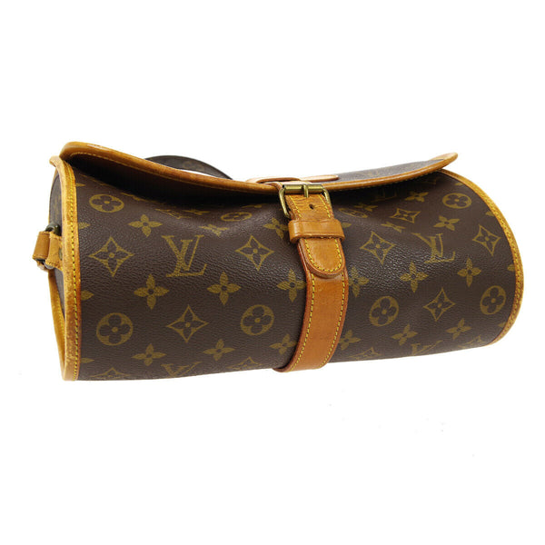 Louis+Vuitton+Marne+Shoulder+Bag+Brown+Leather for sale online