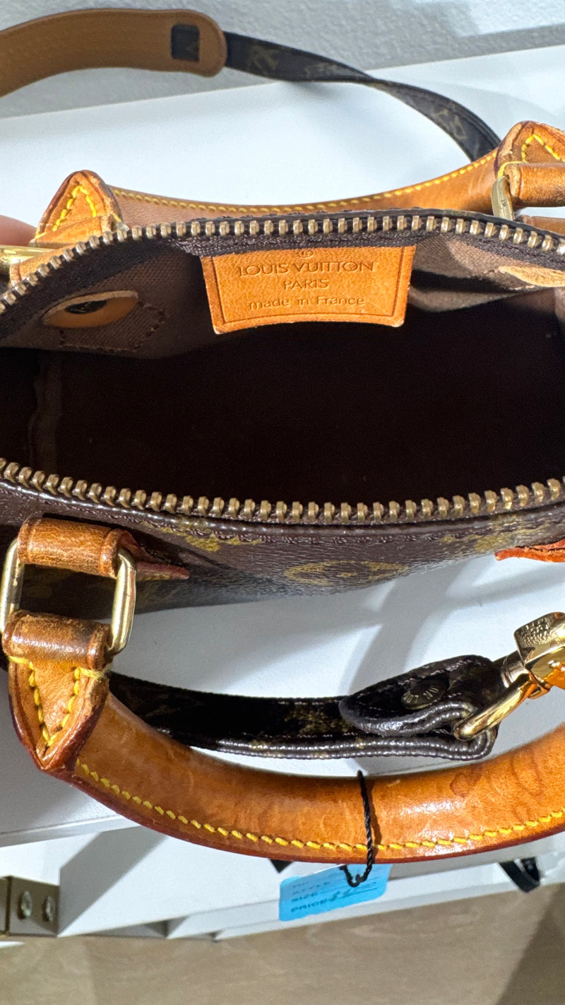 Louis Vuitton Mini Speedy 2Way Hand Bag