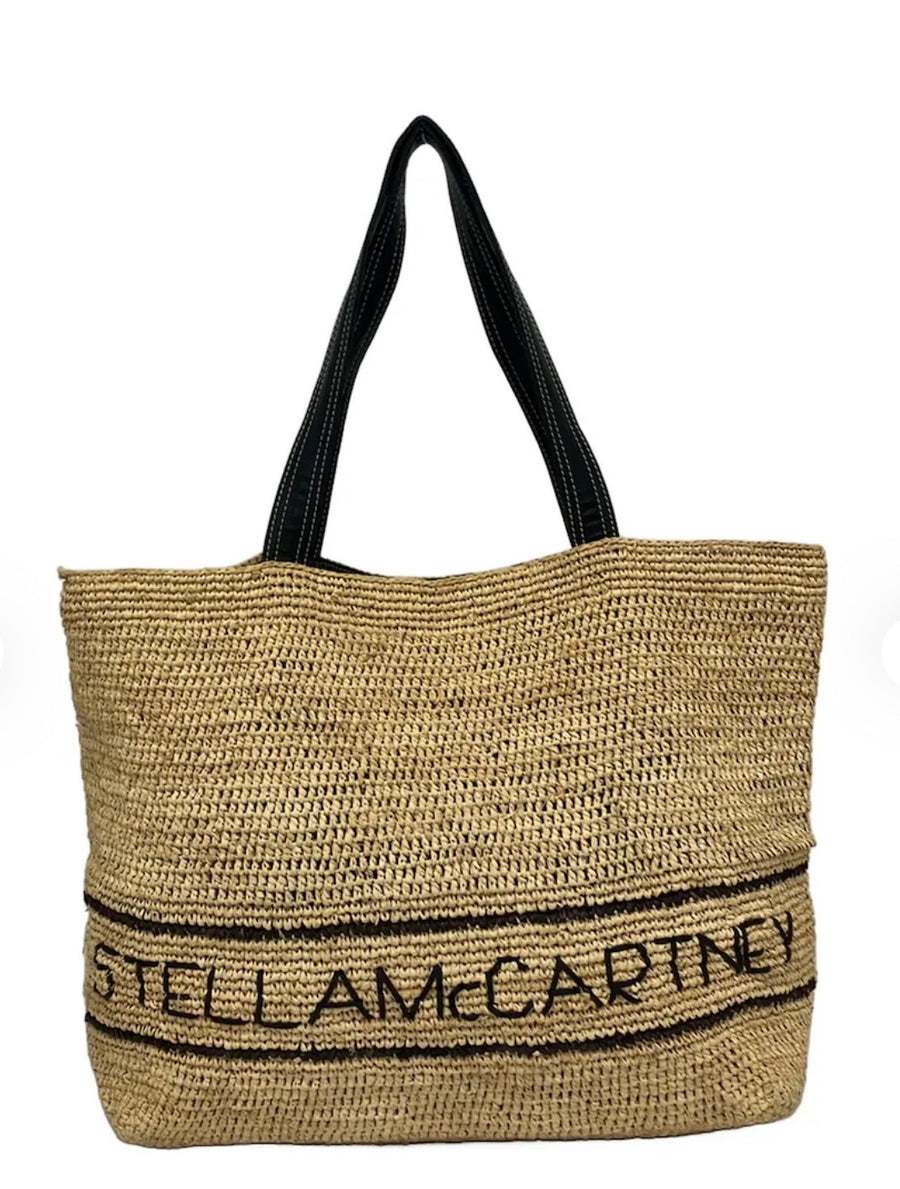 Stella Mccartney Straw Tote Bag