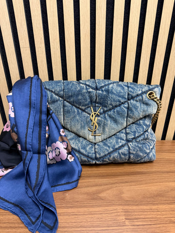 YSL Bag & Dior Scarf
