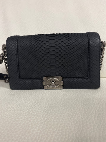 Chanel Snakeskin Boy Bag
