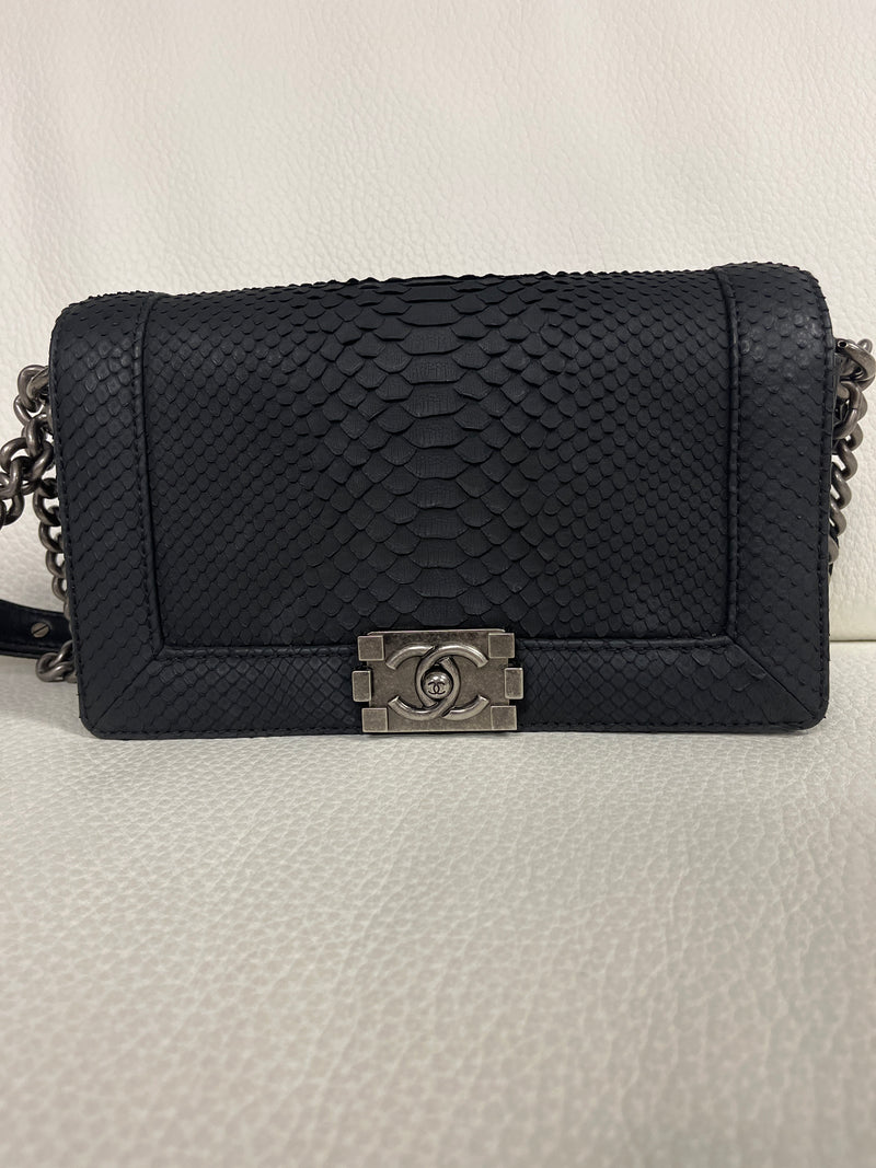 Chanel Snakeskin Boy Bag