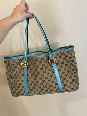 Gucci and Chloe pouch