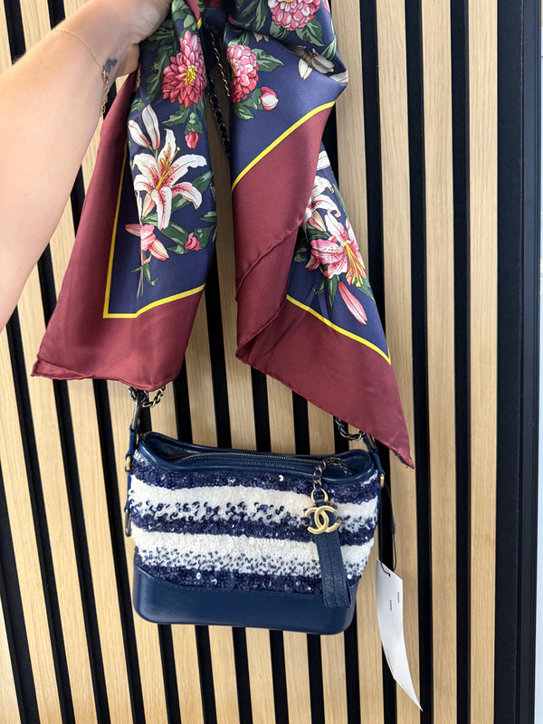 Chanel Gabrielle & Burberry Scarf Bundle