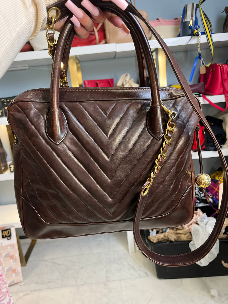 Vintage Chanel V Stitch