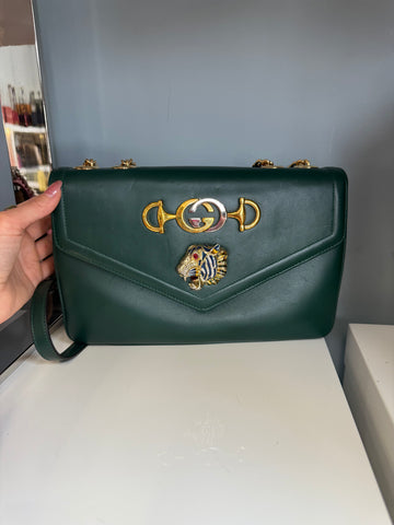 Gucci Green tiger crossbody