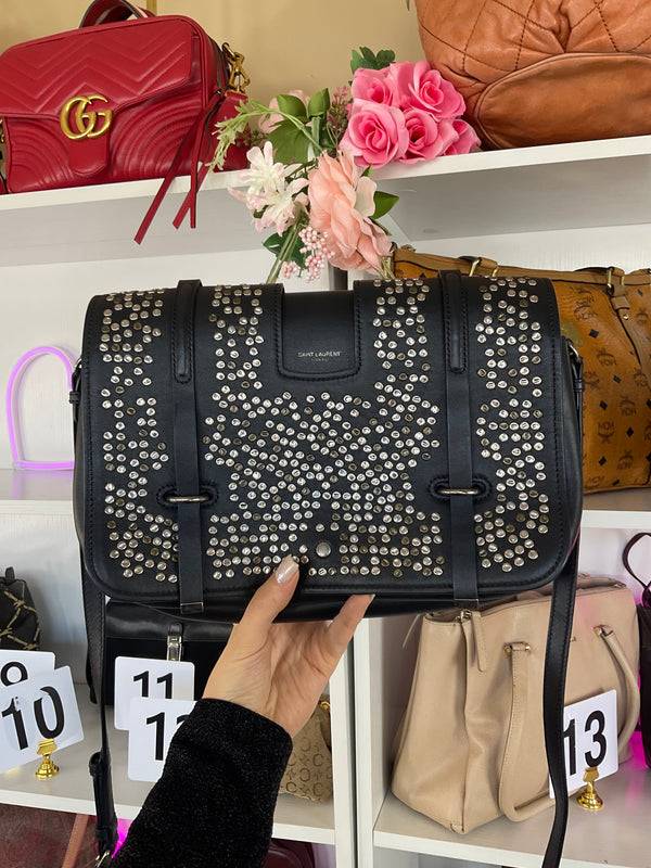 Saint Laurent Studded Crossbody