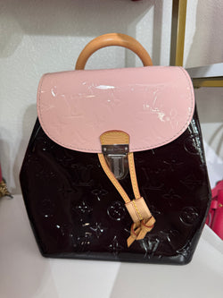 Louis Vuitton Vernis Backpack upgraded to YSL puffer