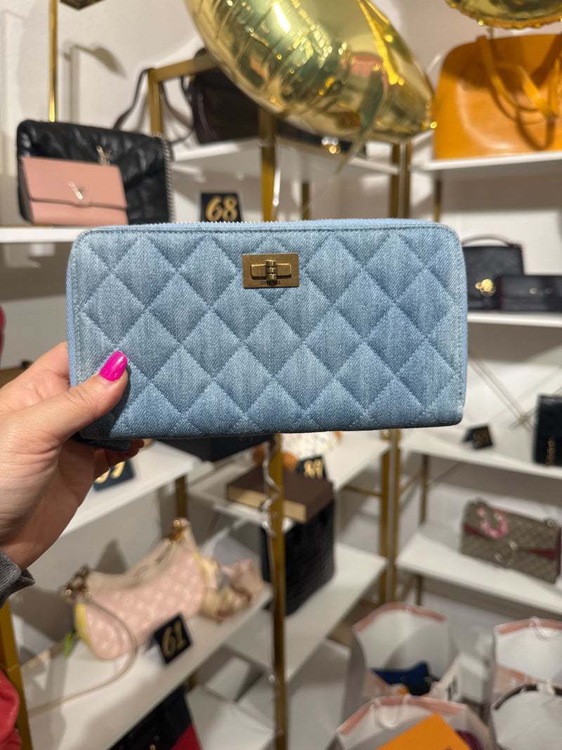 Denim Chanel Wallet