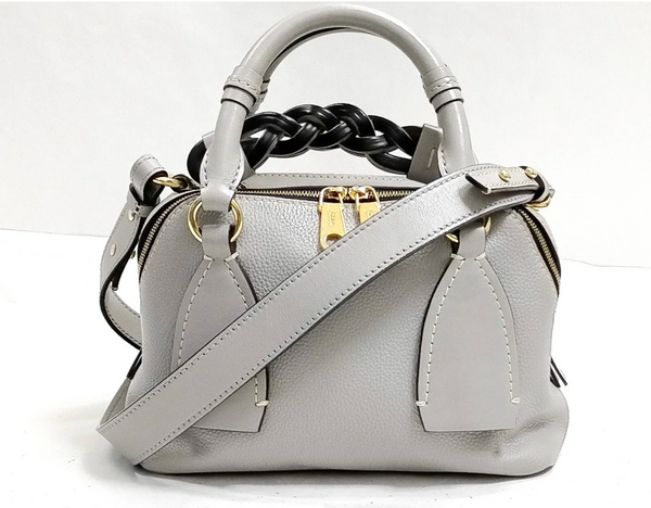 Chloe Gray Leather Handbag