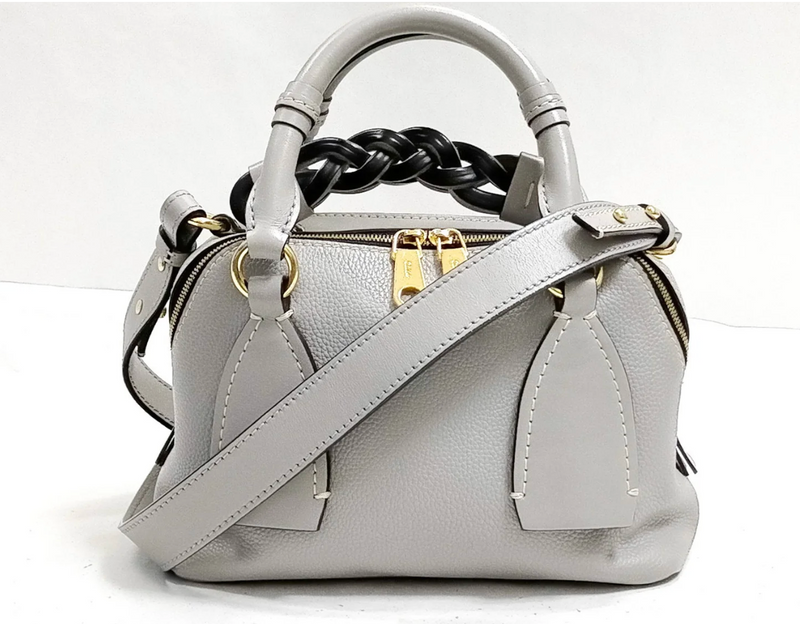 Chloe Gray Leather Handbag
