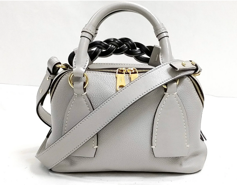 Chloe Gray Leather Handbag