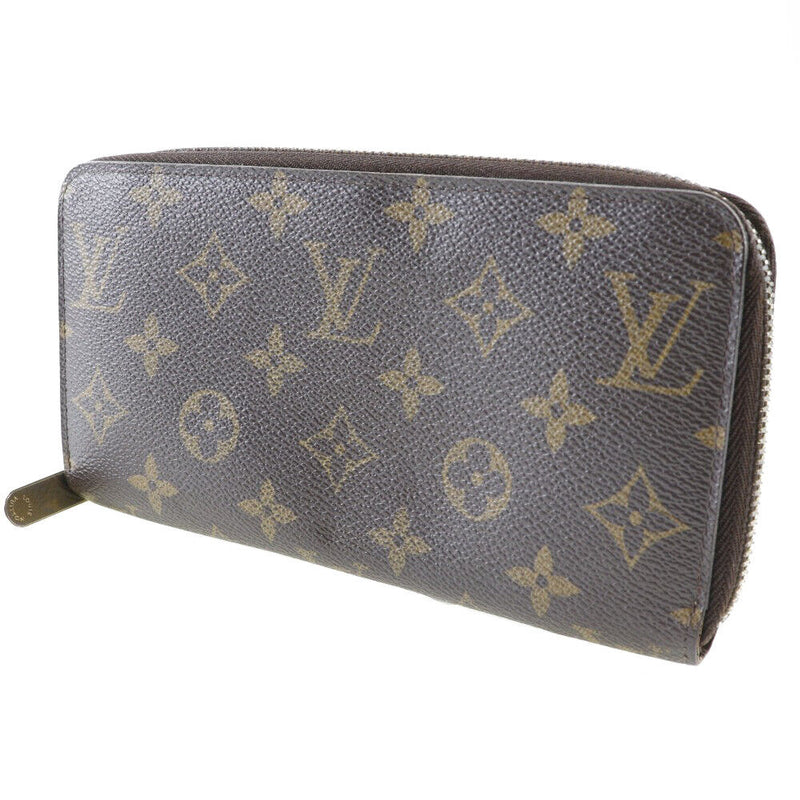 Louis Vuitton Zippy Wallet Brown Canvas