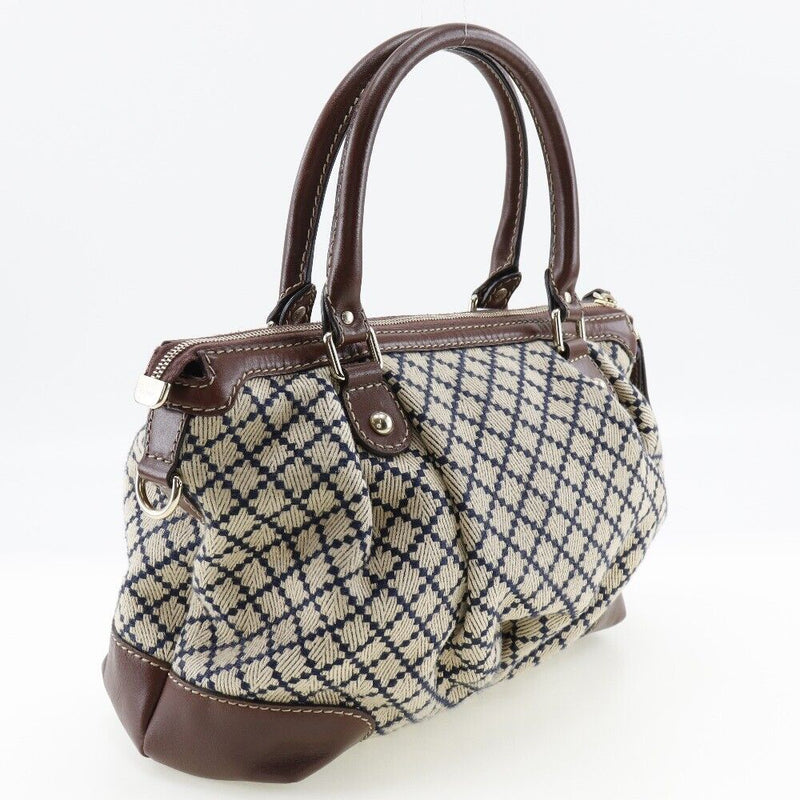 Gucci Diamante Handbag Sukey Brown /