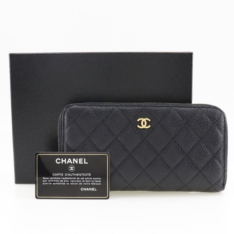 Chanel Zip Around Matrasse Coco Mark