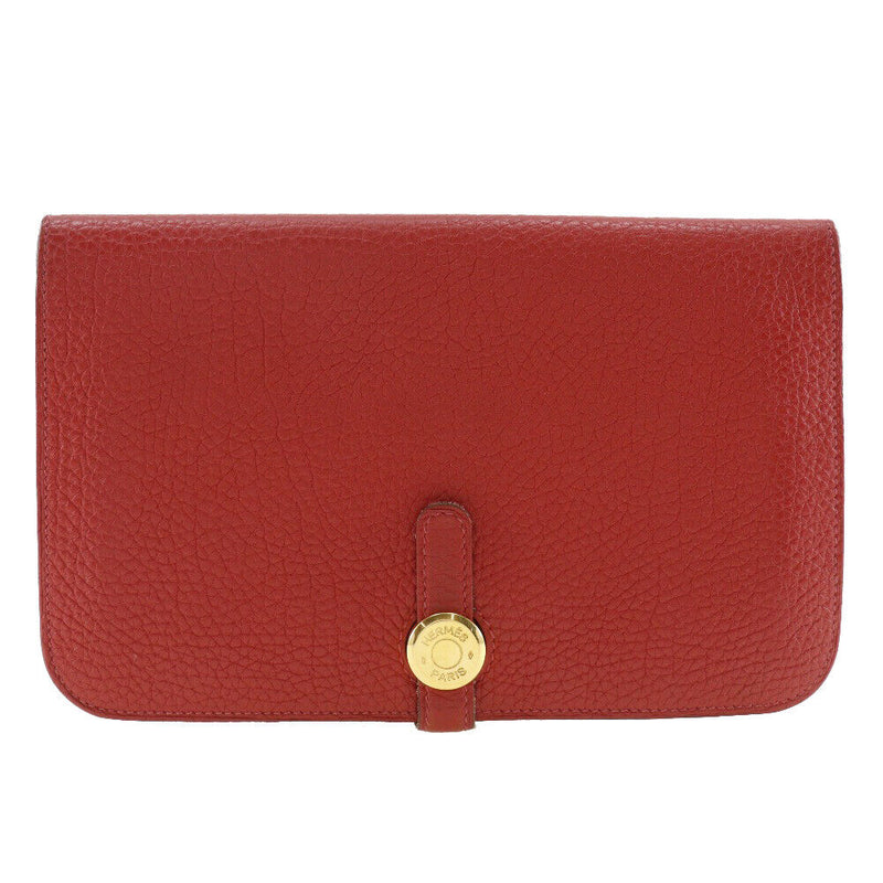 Hermes Dogon Red / Gold Hardware Togo