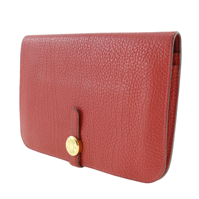 Hermes Dogon Red / Gold Hardware Togo