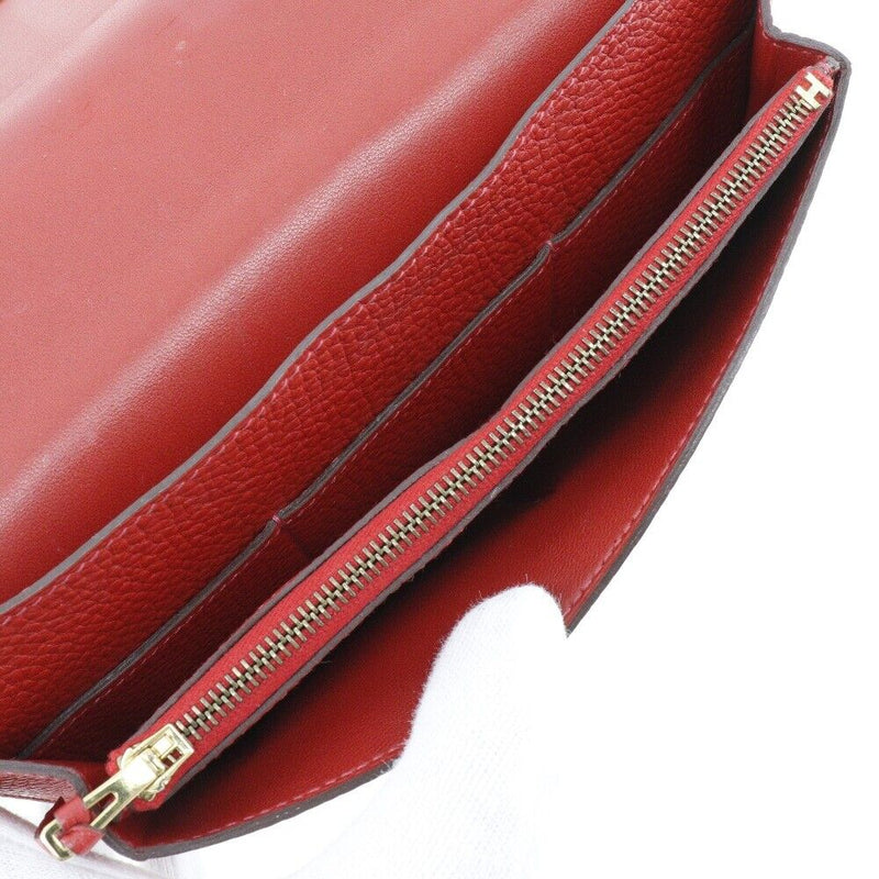 Hermes Dogon Red / Gold Hardware Togo