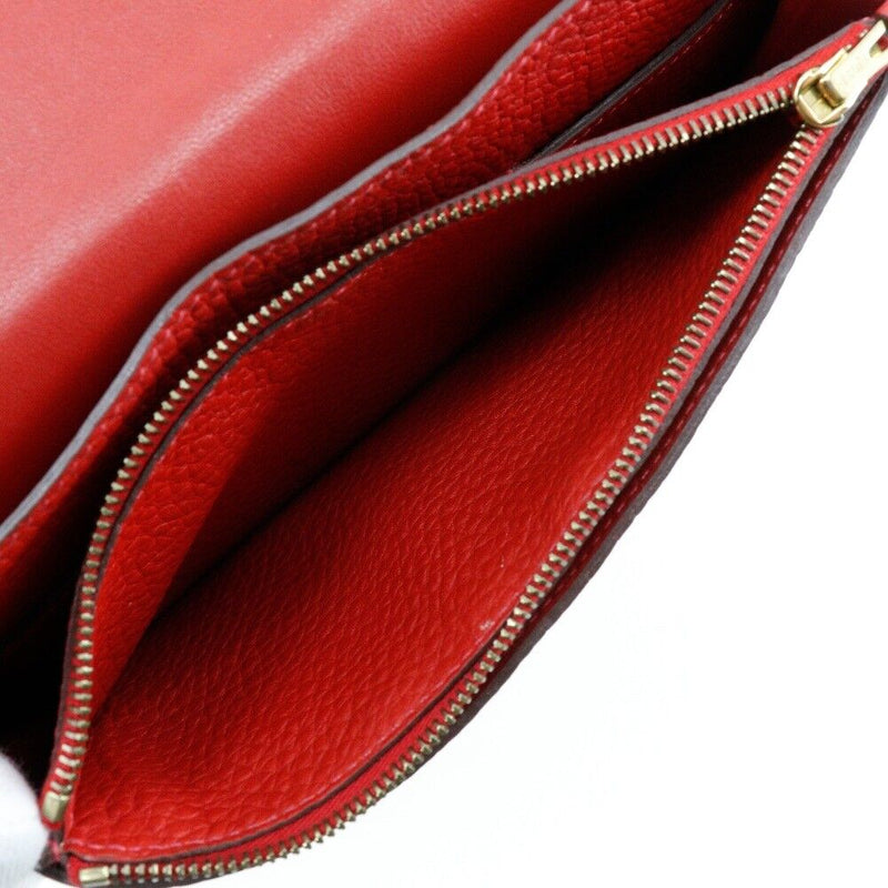 Hermes Dogon Red / Gold Hardware Togo