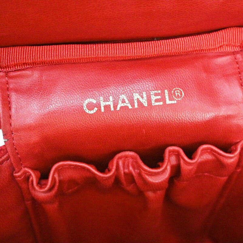 Chanel Cc Vanity Cosmetic Hand Bag