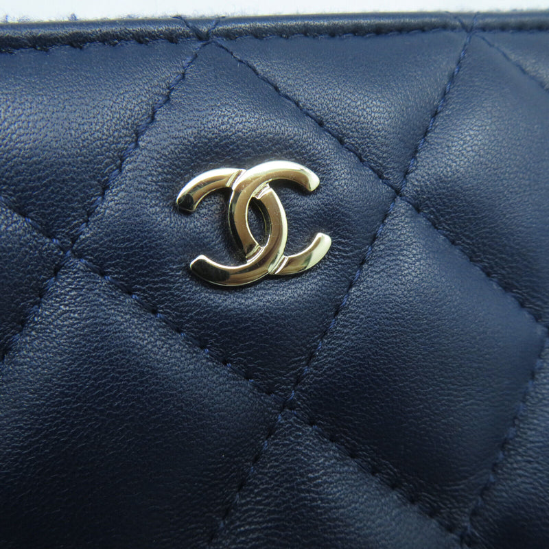 Chanel Quilted Cc Ghw Pouch/Clutch Taiga