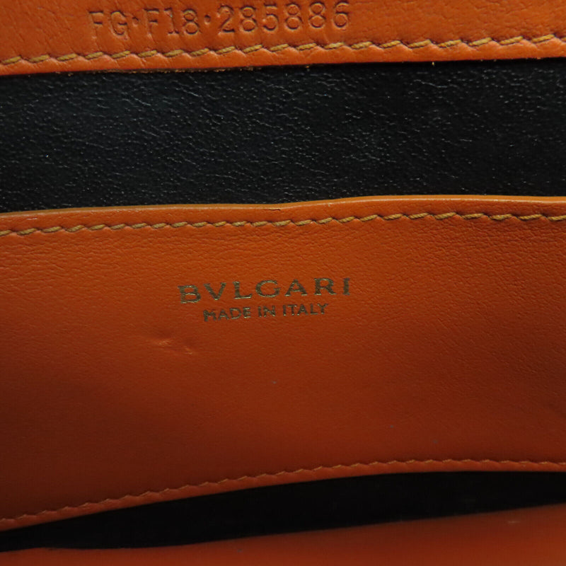 Bvlgari Ghw Chain Shoulder Bag Calfskin