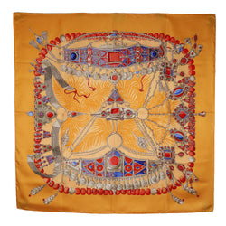 Hermes Terres Precieuses Carre90 Scarf