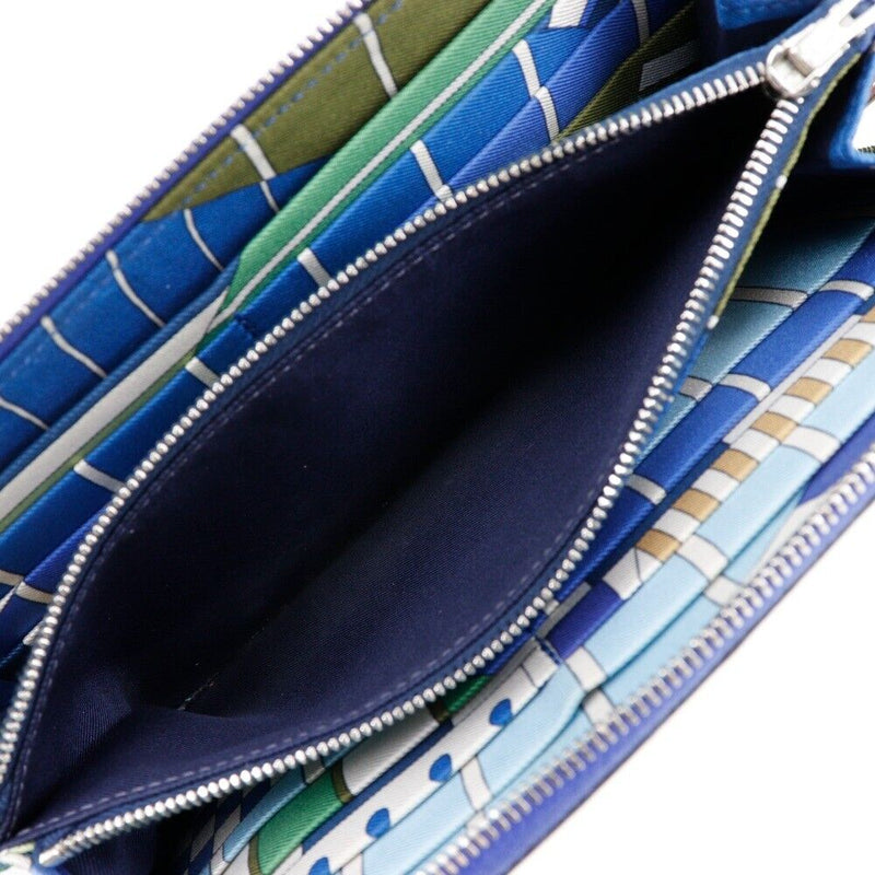 Hermes Azap Silk In Long Blue Electric /