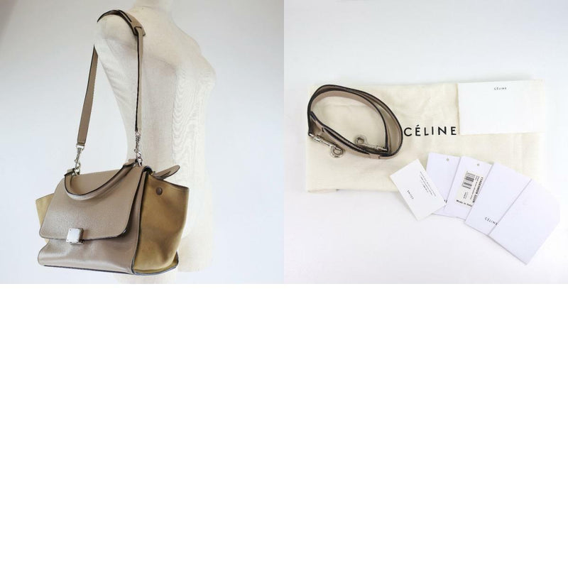 Celine 2Wayshoulder Trapeze Handbag Dune