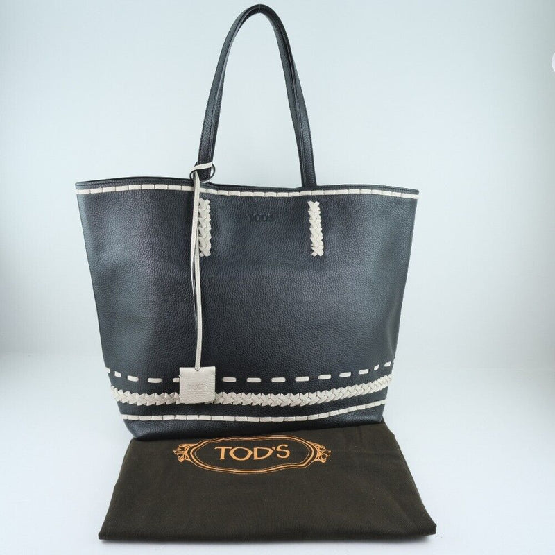 Tod’S Tote Bag Black Calfskin Women