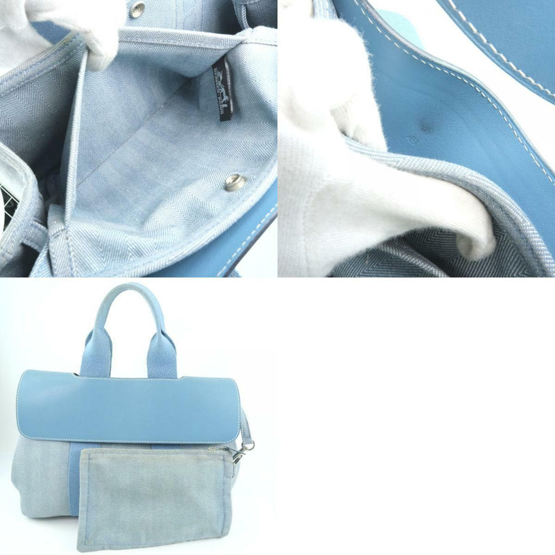 Hermes Valparaiso Pm Handbag Blue Gene