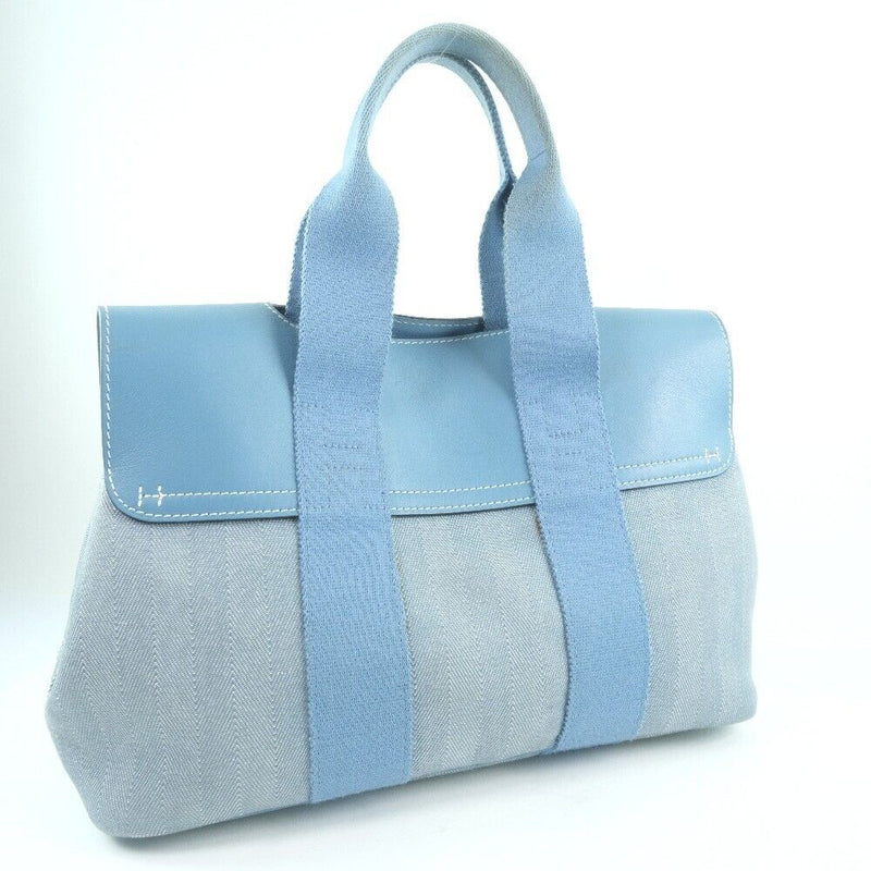 Hermes Valparaiso Pm Handbag Blue Gene