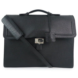 Loewe Business Bag Black Calfskin Mens