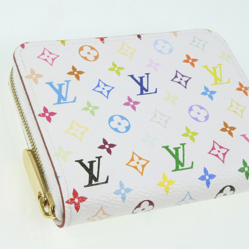 Louis Vuitton Zip Around Coin Bron White