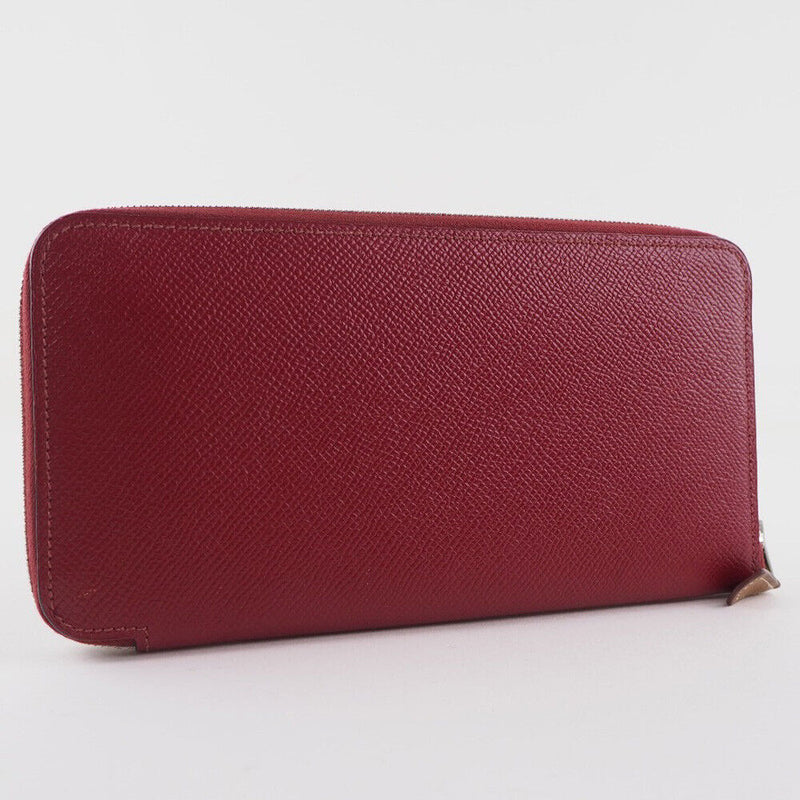 Hermes Azap Silk In Rouge Red Epsom/Silk