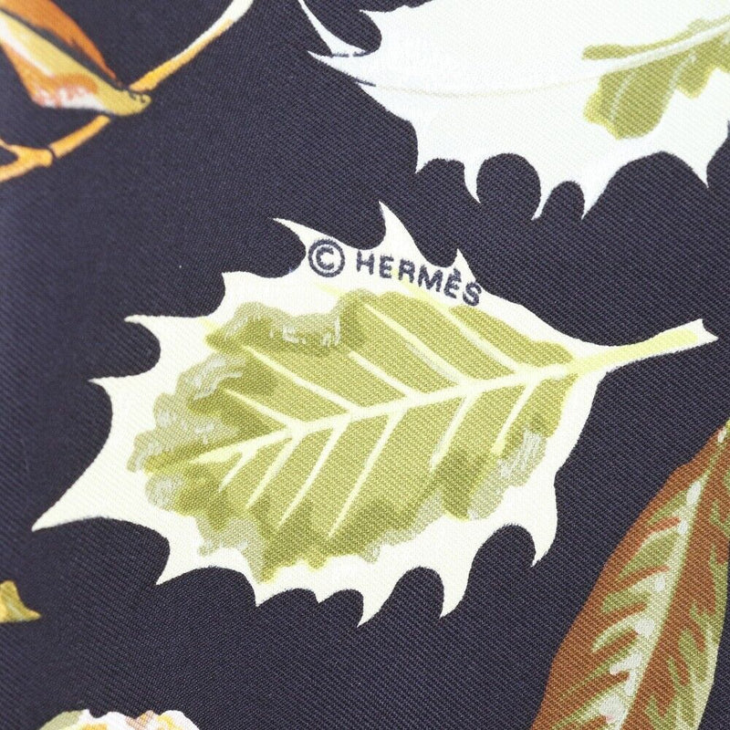 Hermes Fallen Leaf Pattern Shawl Scarf