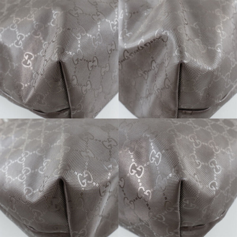 Gucci Gg Implementation Tote Bag Silver