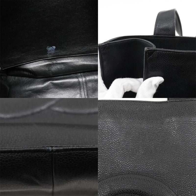Chanel Coco Mark Tote Bag Black Matt
