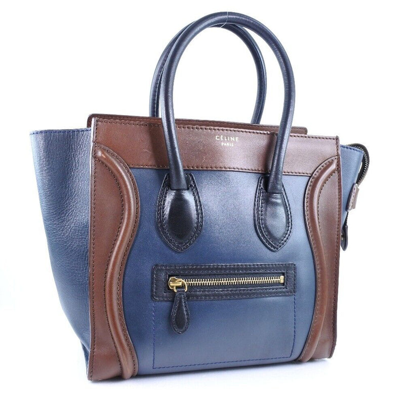 Celine Micro Shopper Luggage Handbag