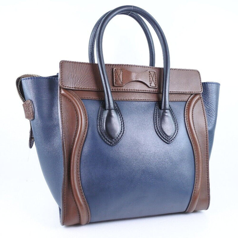 Celine Micro Shopper Luggage Handbag