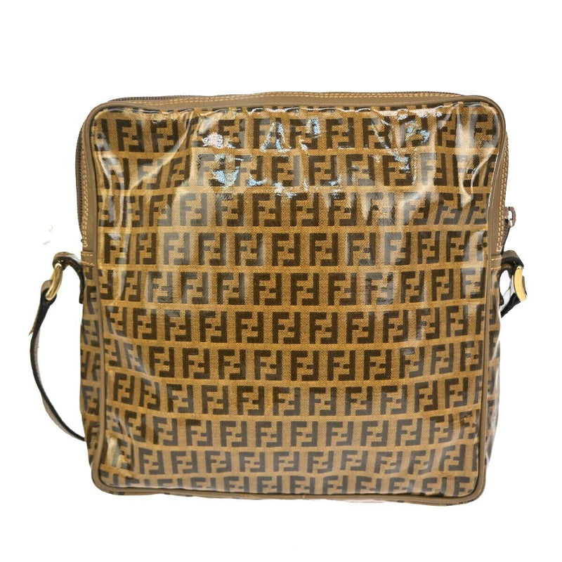 Fendi Logo Zucca Pattern Shoulder Bag