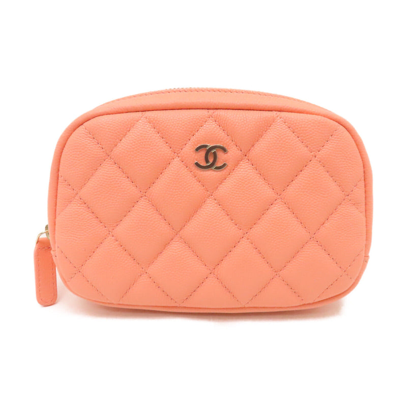 Chanel Quilted Cc Ghw Clutch Bag Pouch