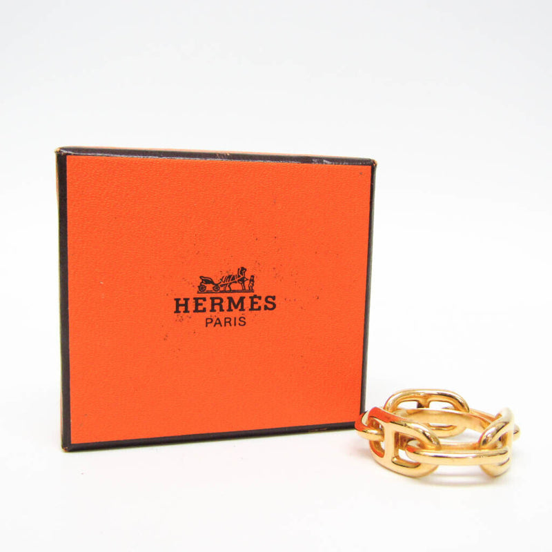 Hermes Metal Scarf Ring Gold Lugate